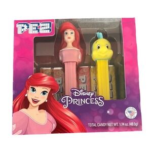 Disney Little Mermaid Ariel & Flounder PEZ Gift Set New In Box